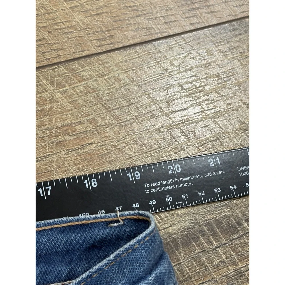 Vintage 90s Wrangler Rugged Wear‎ Fleece Lined Jeans Made In USA Blue 38x30.5